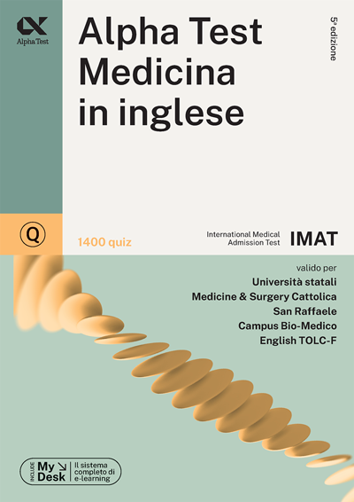 Alpha Test Medicina in inglese IMAT - 1400 quiz